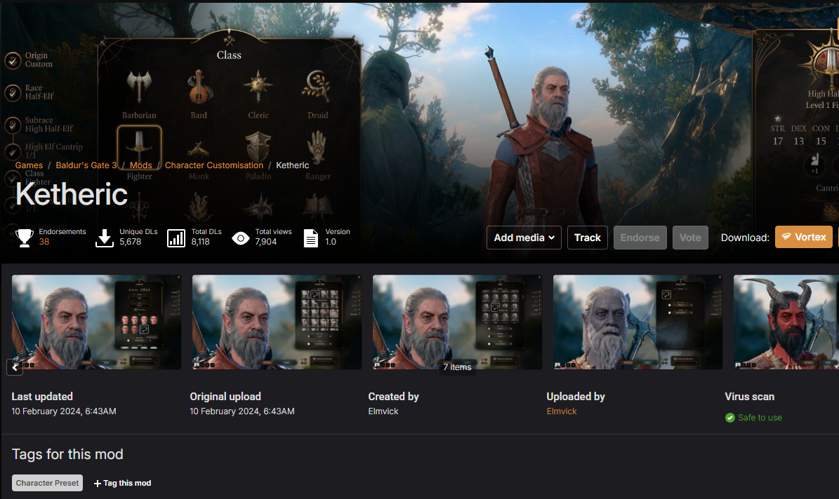 Custom character mod screenshot 8